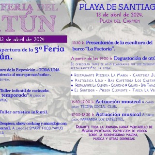 Playa de Santiago celebra este sábado su tercera edición de la ‘Feria del Atún’